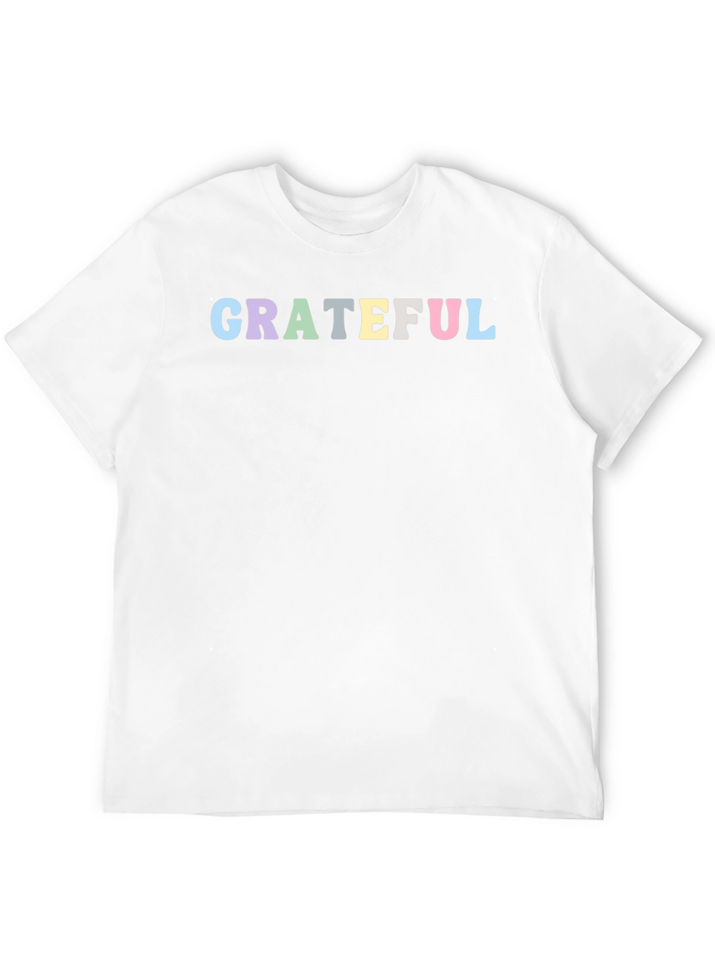 Grateful Graphic Tee - Trendy Short Sleeve Shirt