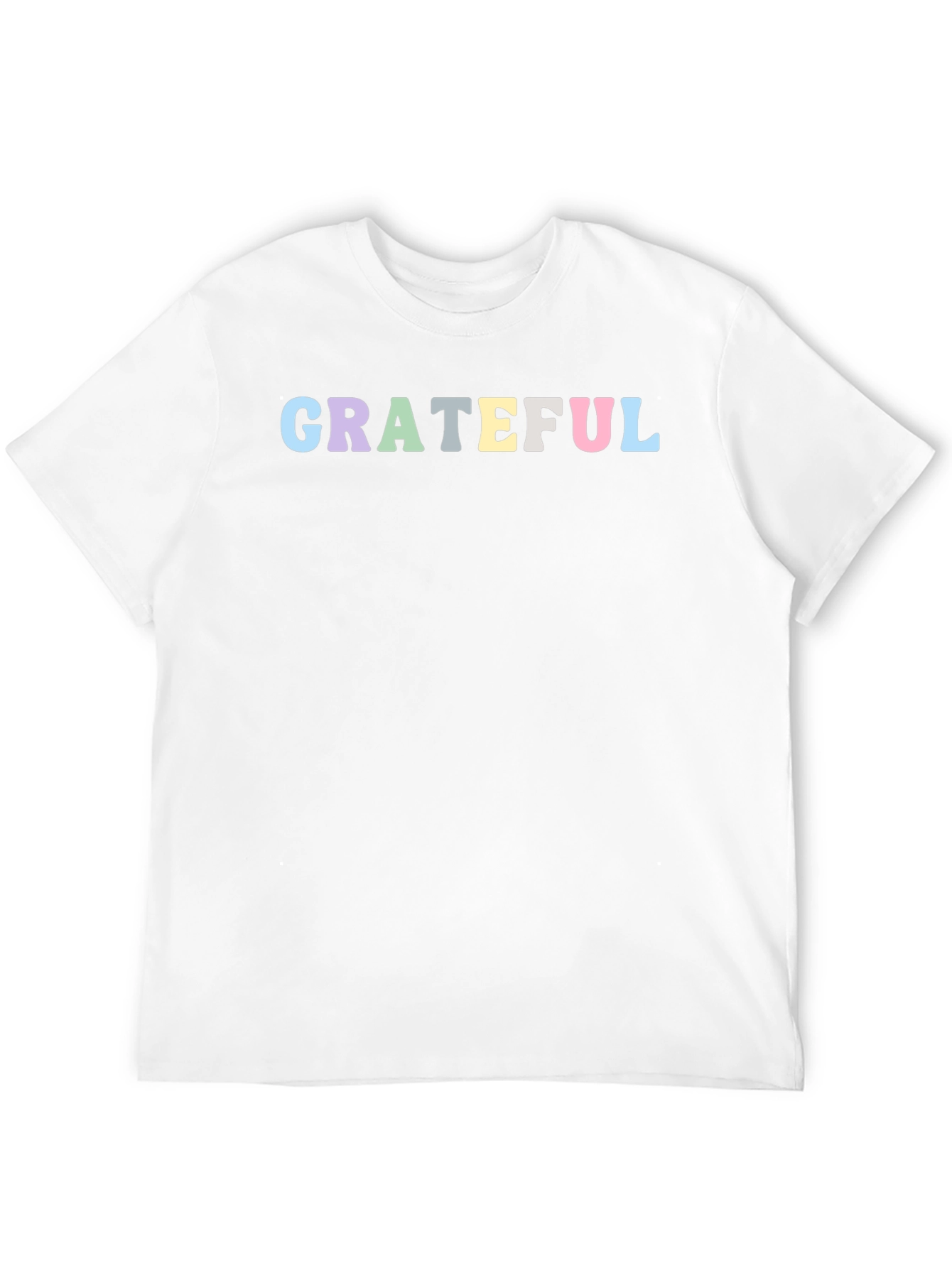 Grateful Graphic Tee - Trendy Short Sleeve Shirt