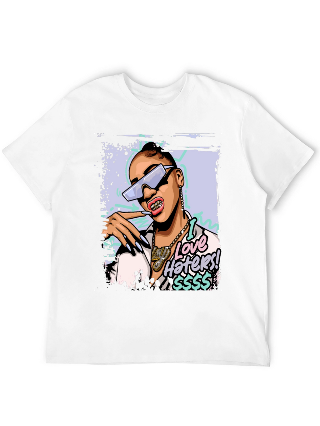 I Love Haters Graphic Tee - Black T-Shirt
