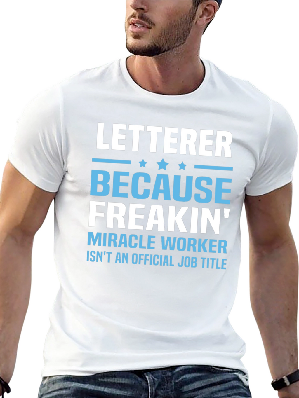 Letterer Miracle Worker Funny T-Shirt