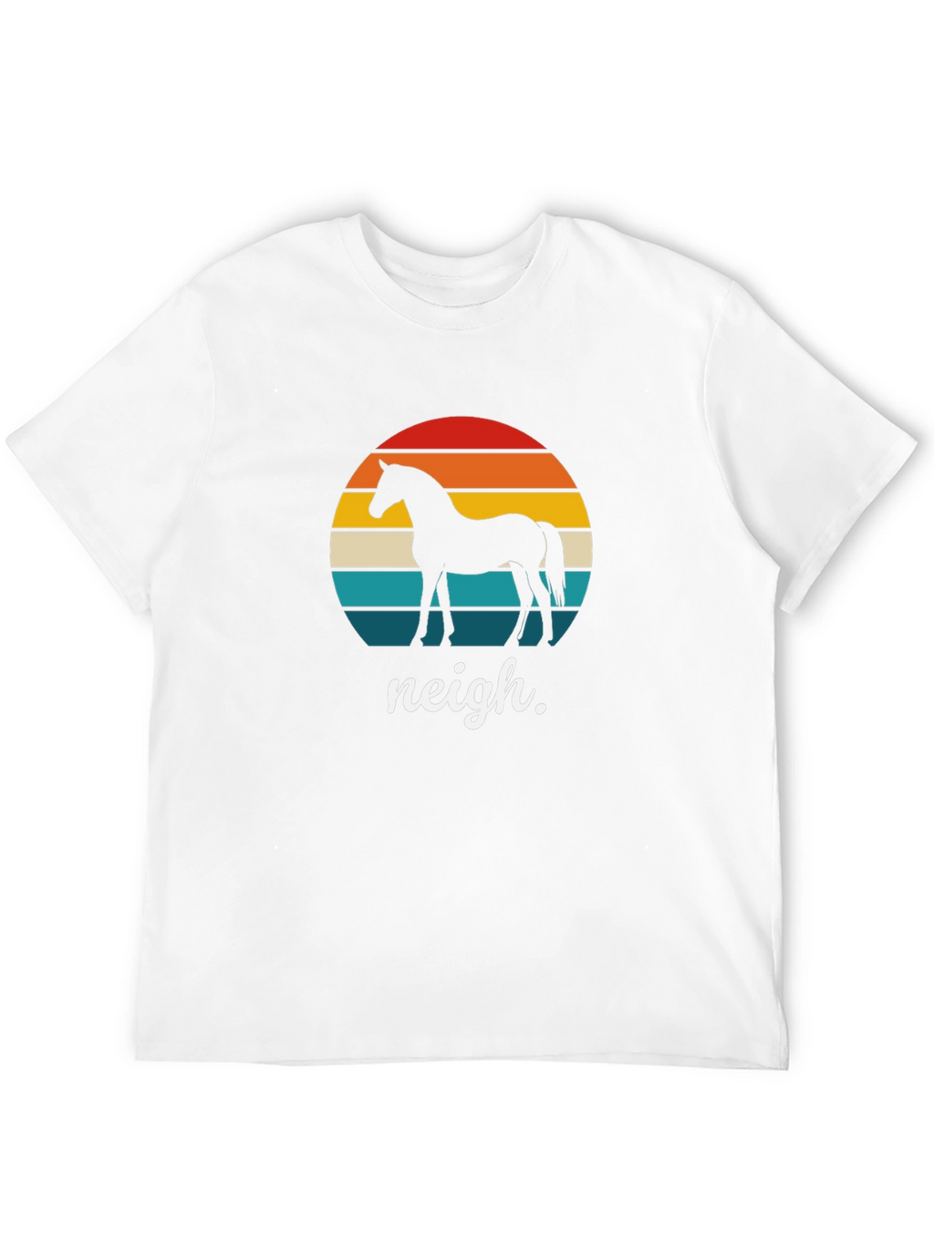 Retro Horse T-Shirt - Neigh Design