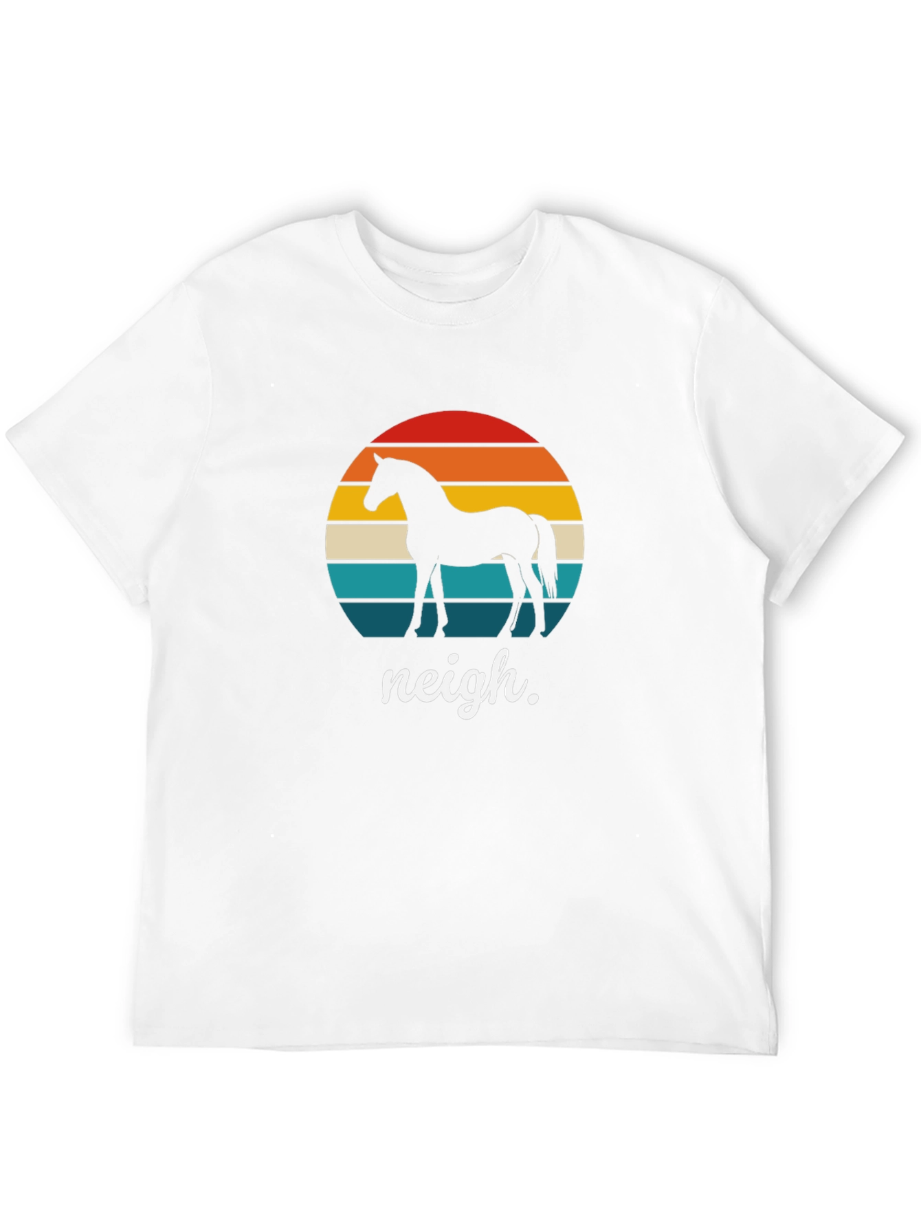 Retro Horse T-Shirt - Neigh Design