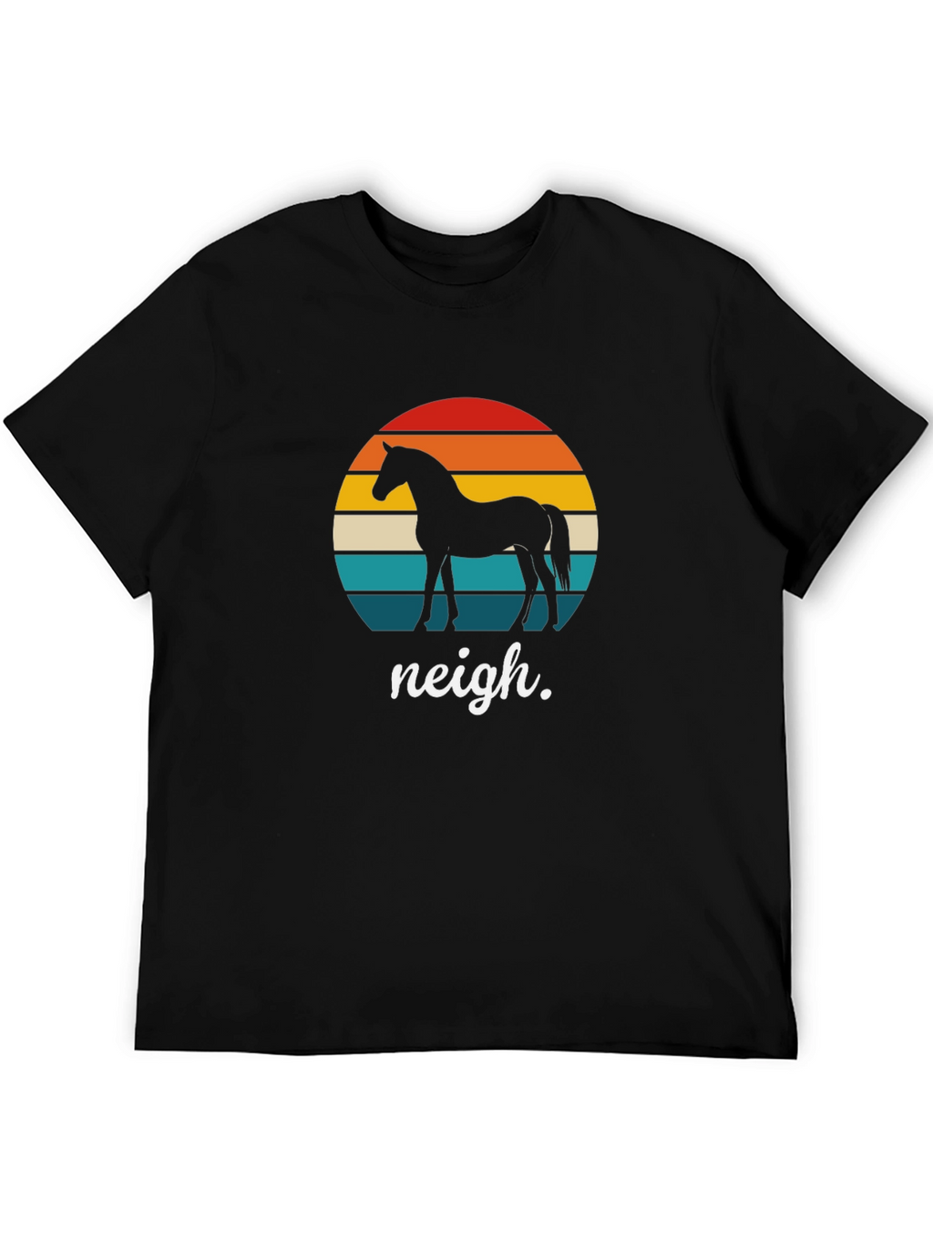 Retro Horse T-Shirt - Neigh Design