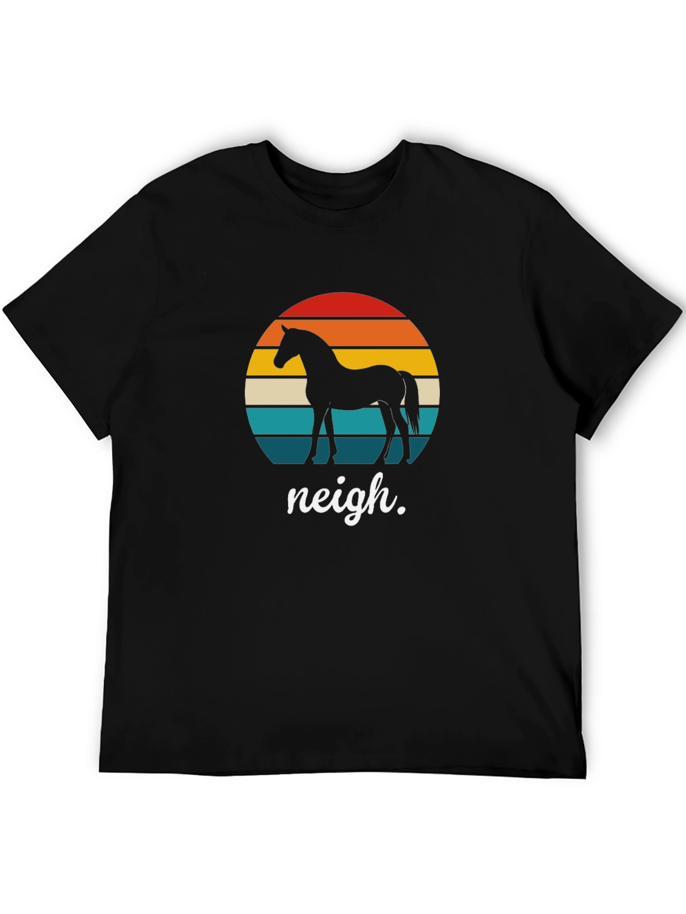 Retro Horse T-Shirt - Neigh Design