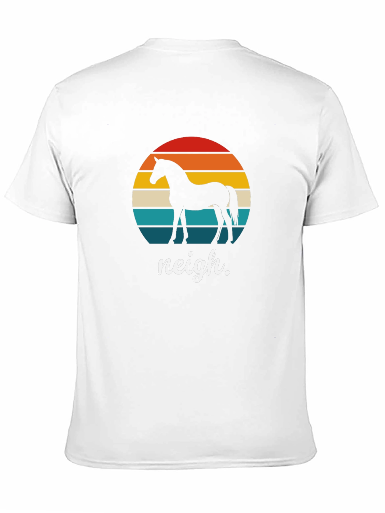 Retro Horse T-Shirt - Neigh Design