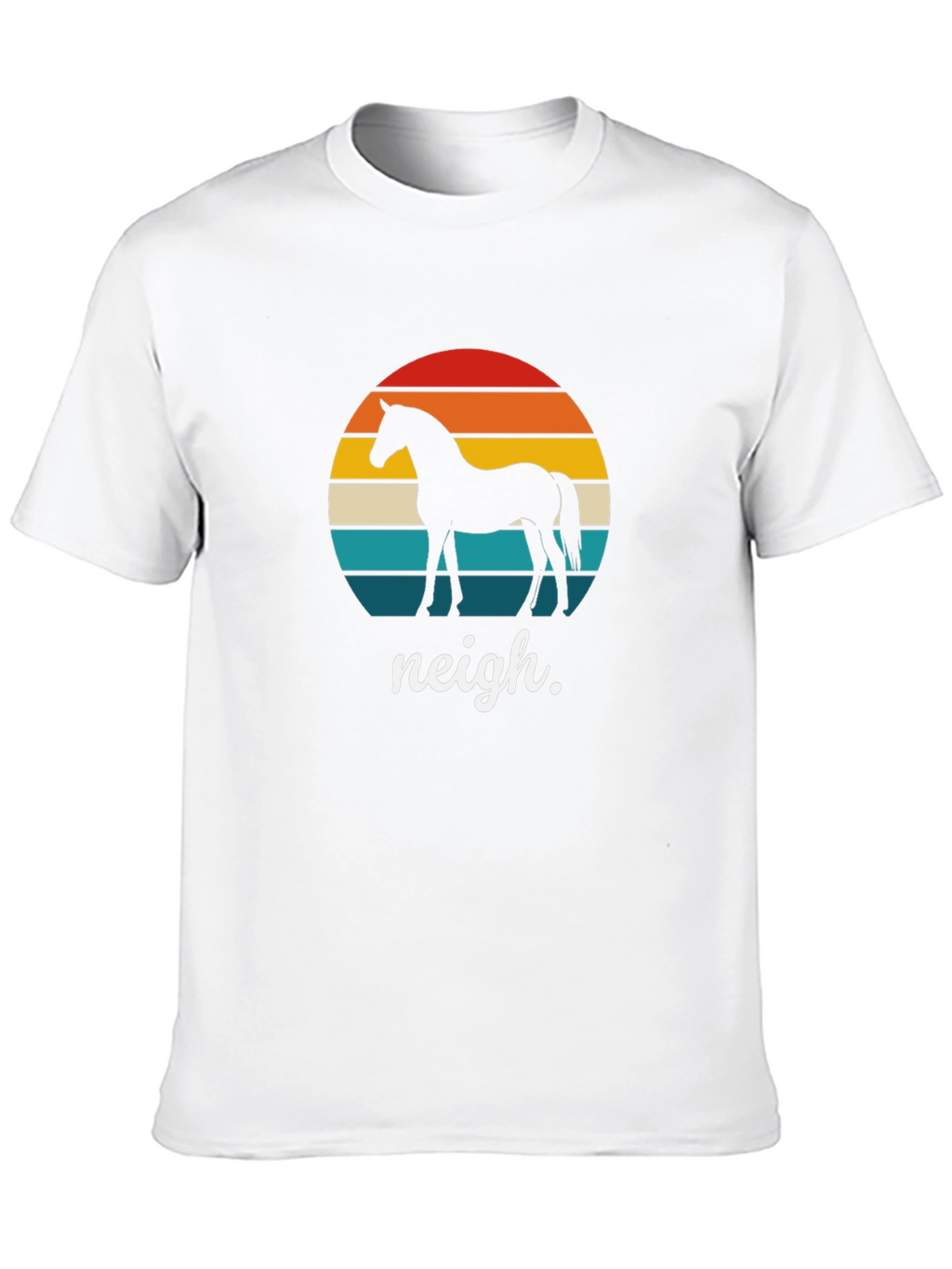 Retro Horse T-Shirt - Neigh Design