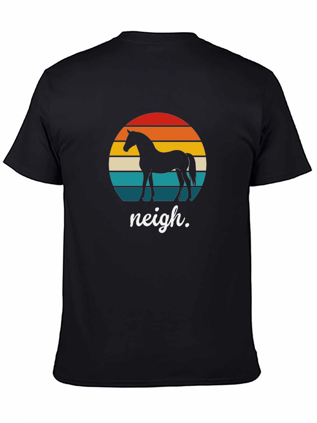 Retro Horse T-Shirt - Neigh Design