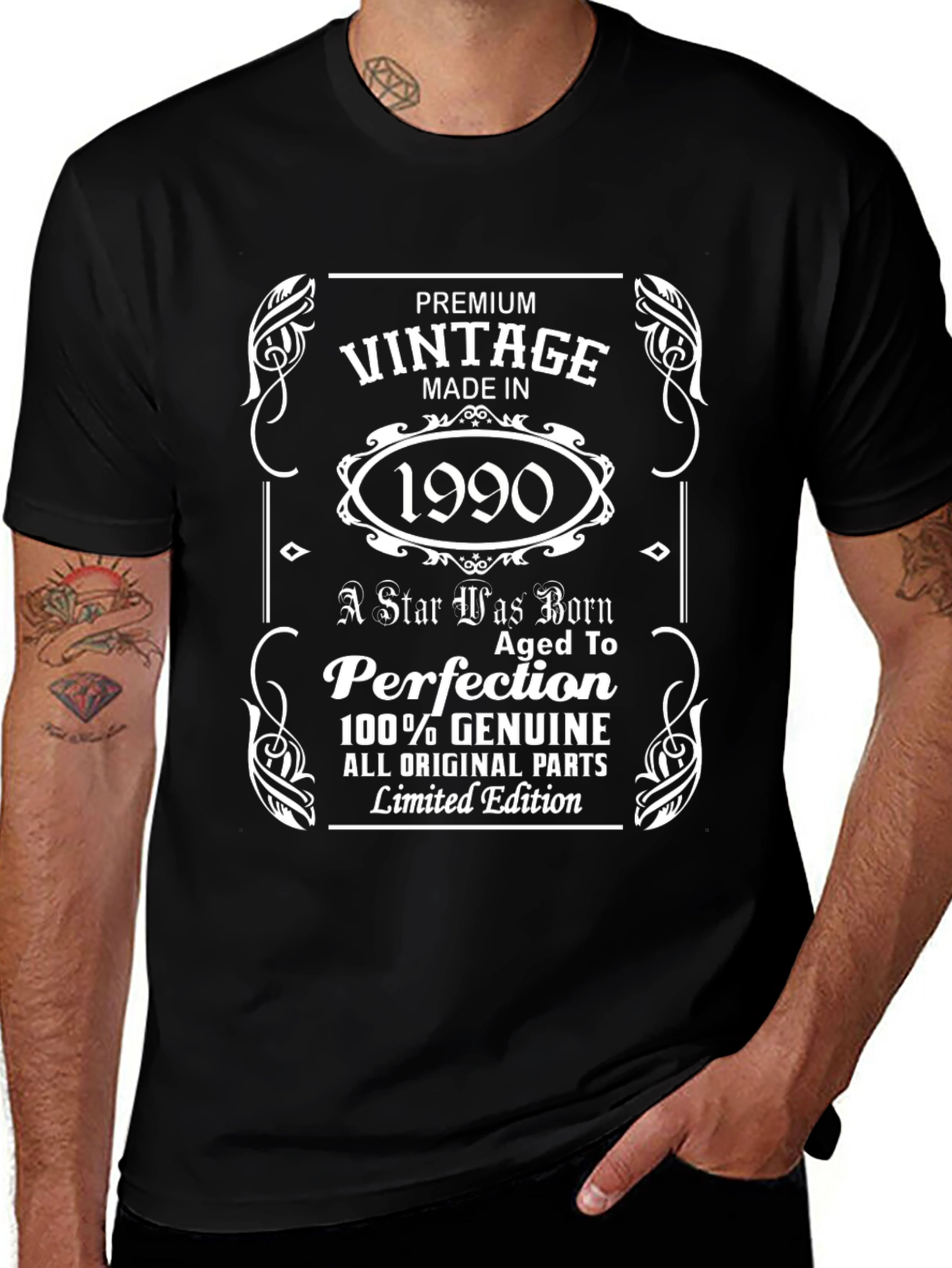 Vintage 1990 T-Shirt: Limited Edition Birthday Gift
