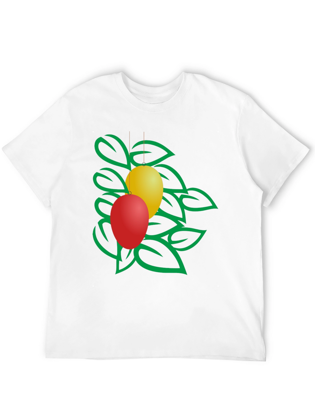 Festive Easter Egg & Greenery Graphic Tee