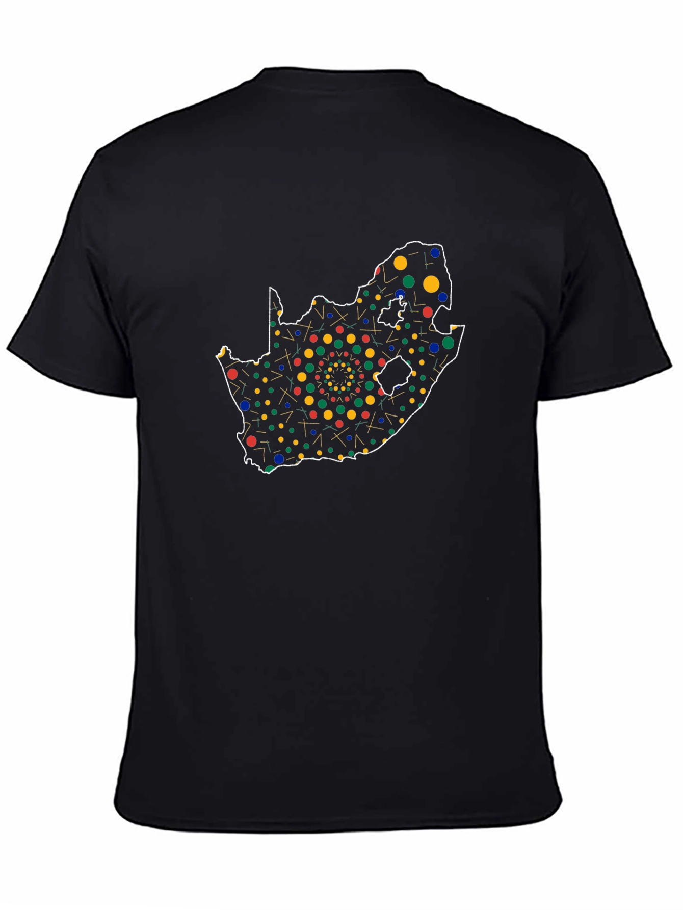 South Africa Map T-Shirt - Colorful Abstract Design