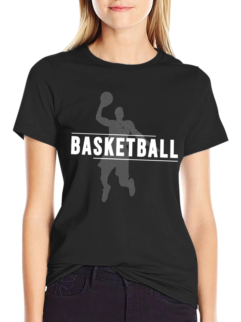 Basketball Graphic T-Shirt Sporty Style
