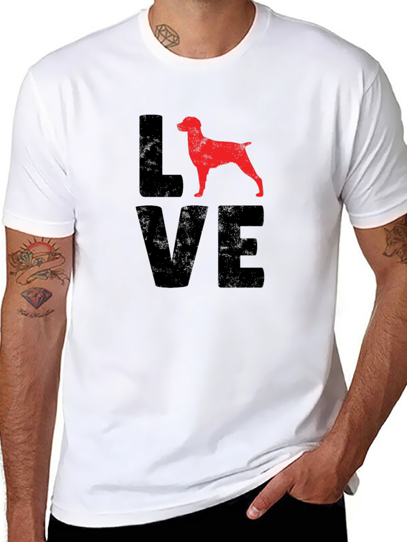 LOVE Dog Breed T-Shirt - Stylish Graphic Tee