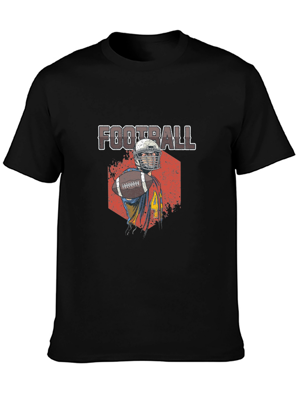 Football Player Graphic T-Shirt