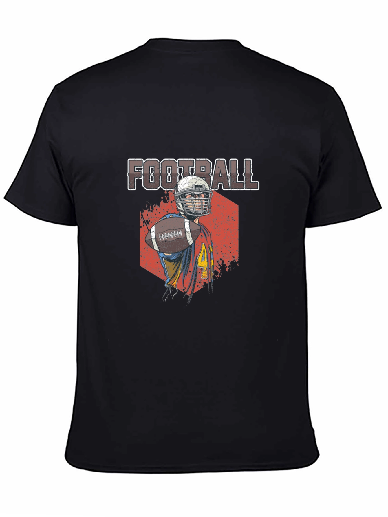 Football Player Graphic T-Shirt