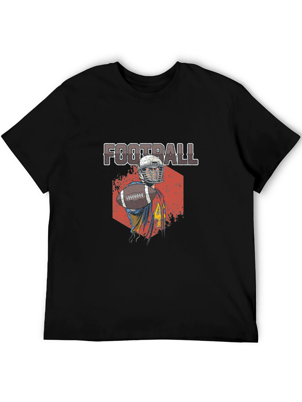 Football Player Graphic T-Shirt