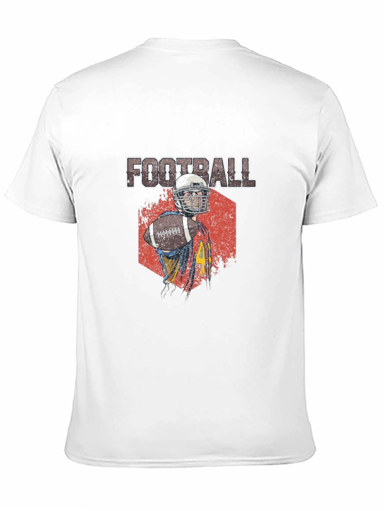 Football Player Graphic T-Shirt