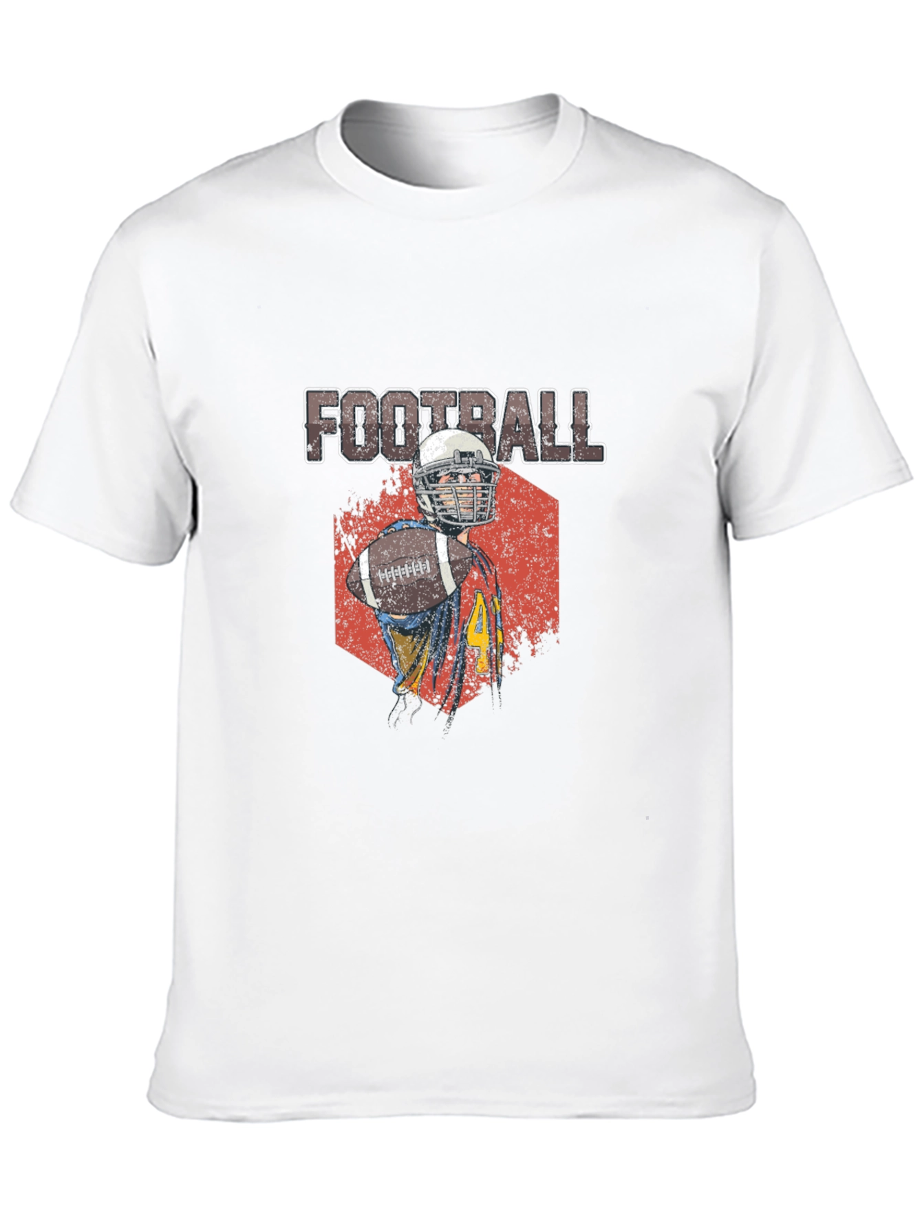 Football Player Graphic T-Shirt