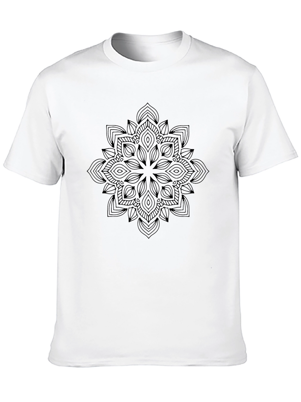 Mandala Black T-Shirt - Stylish Graphic Tee