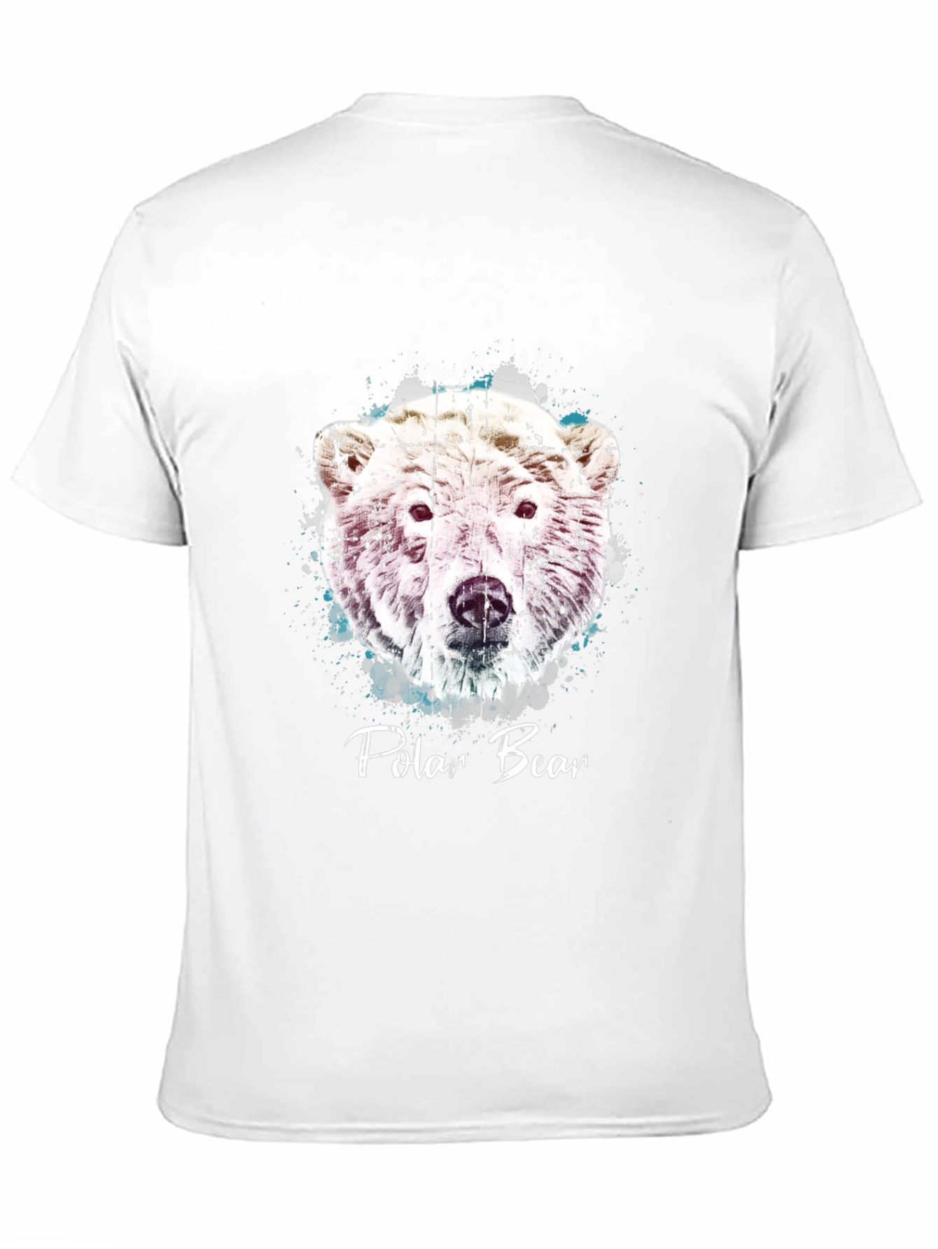 Polar Bear Graphic Print Crew Neck T-Shirt