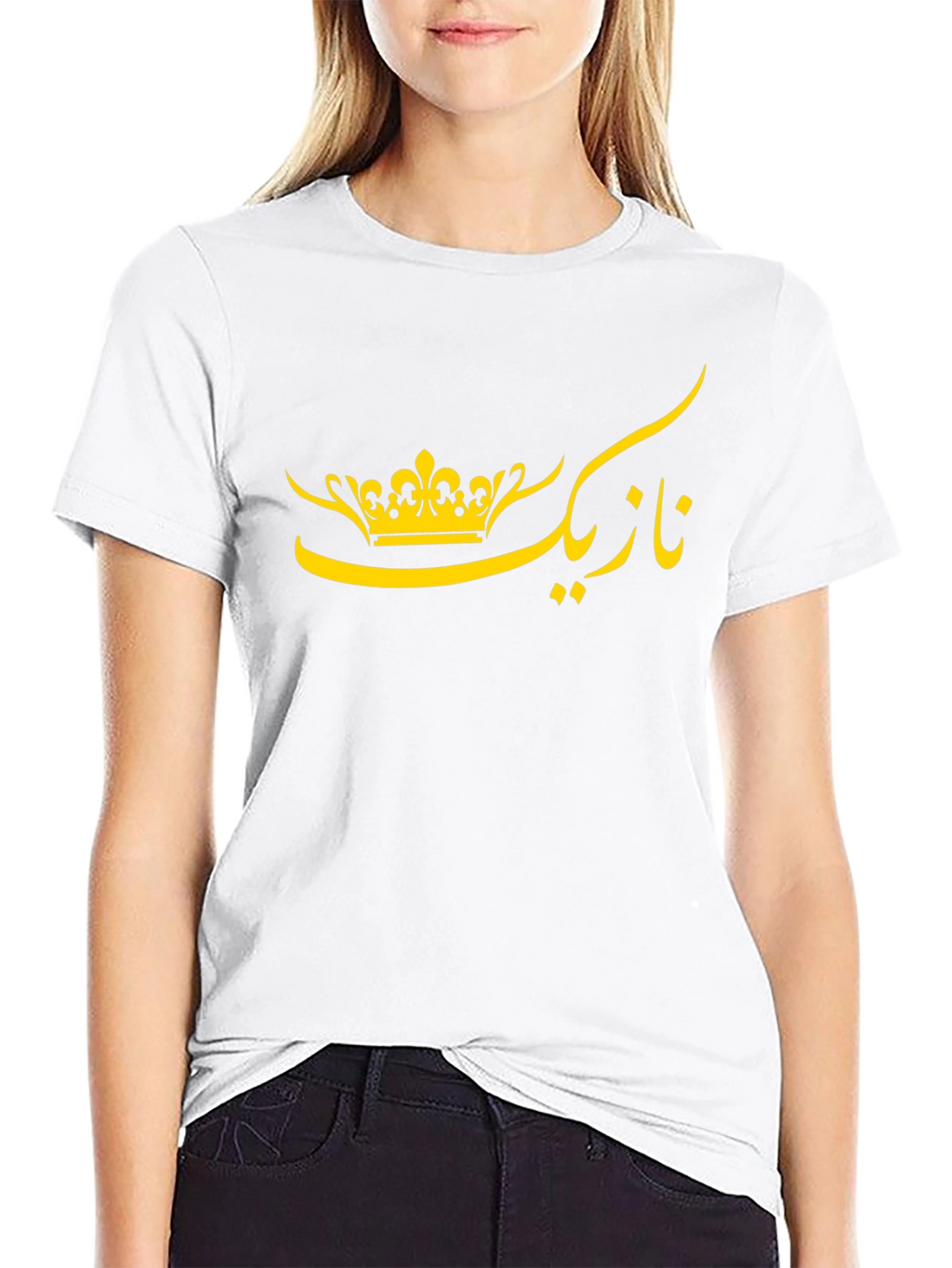 Arabic Crown T-Shirt - Stylish Black Tee