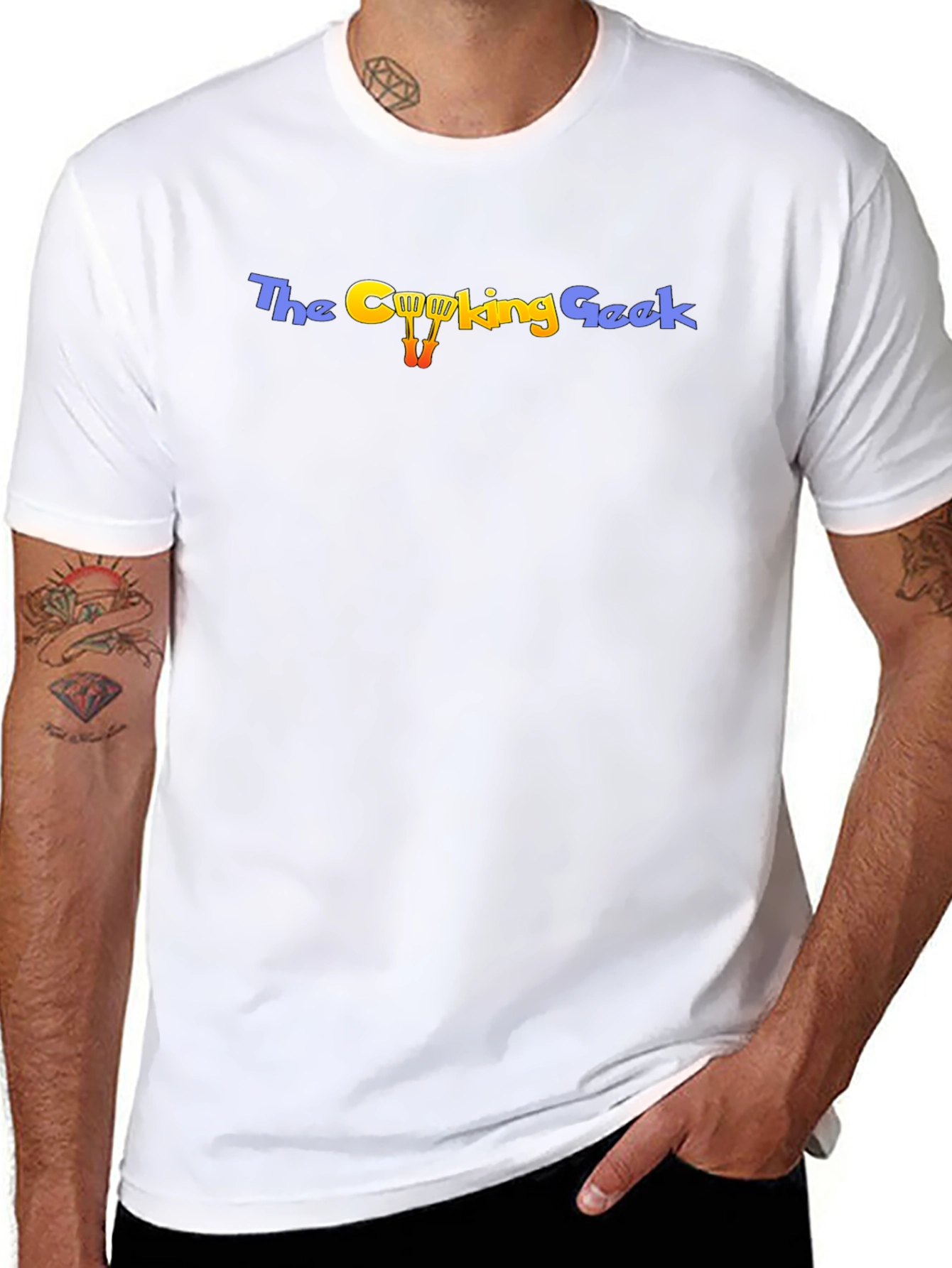 The Cooking Geek Black T-Shirt