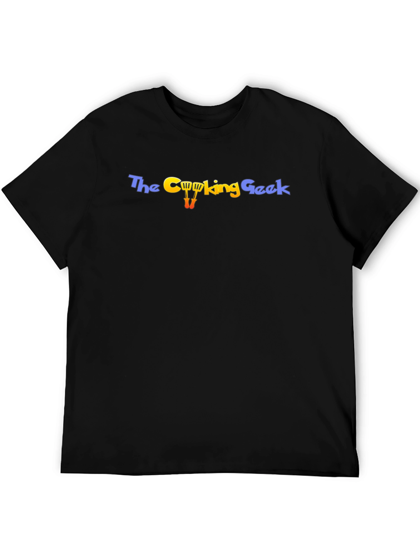 The Cooking Geek Black T-Shirt