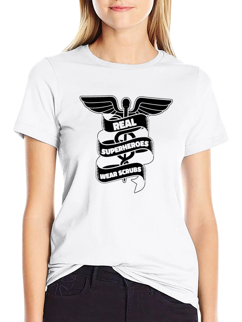 Real Superheroes Wear Scrubs T-Shirt