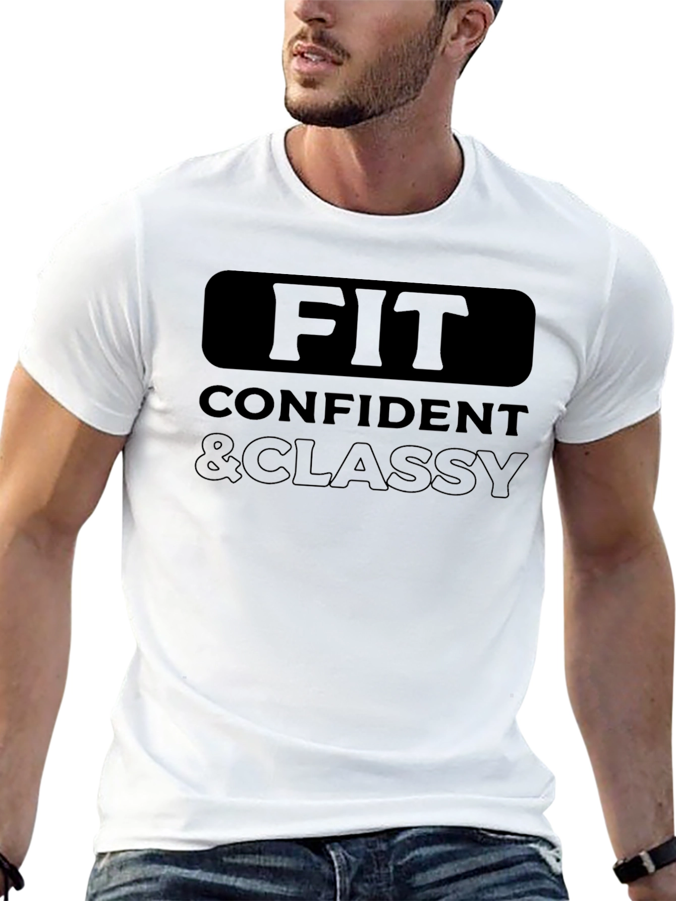 Fit Confident & Classy Graphic T-Shirt