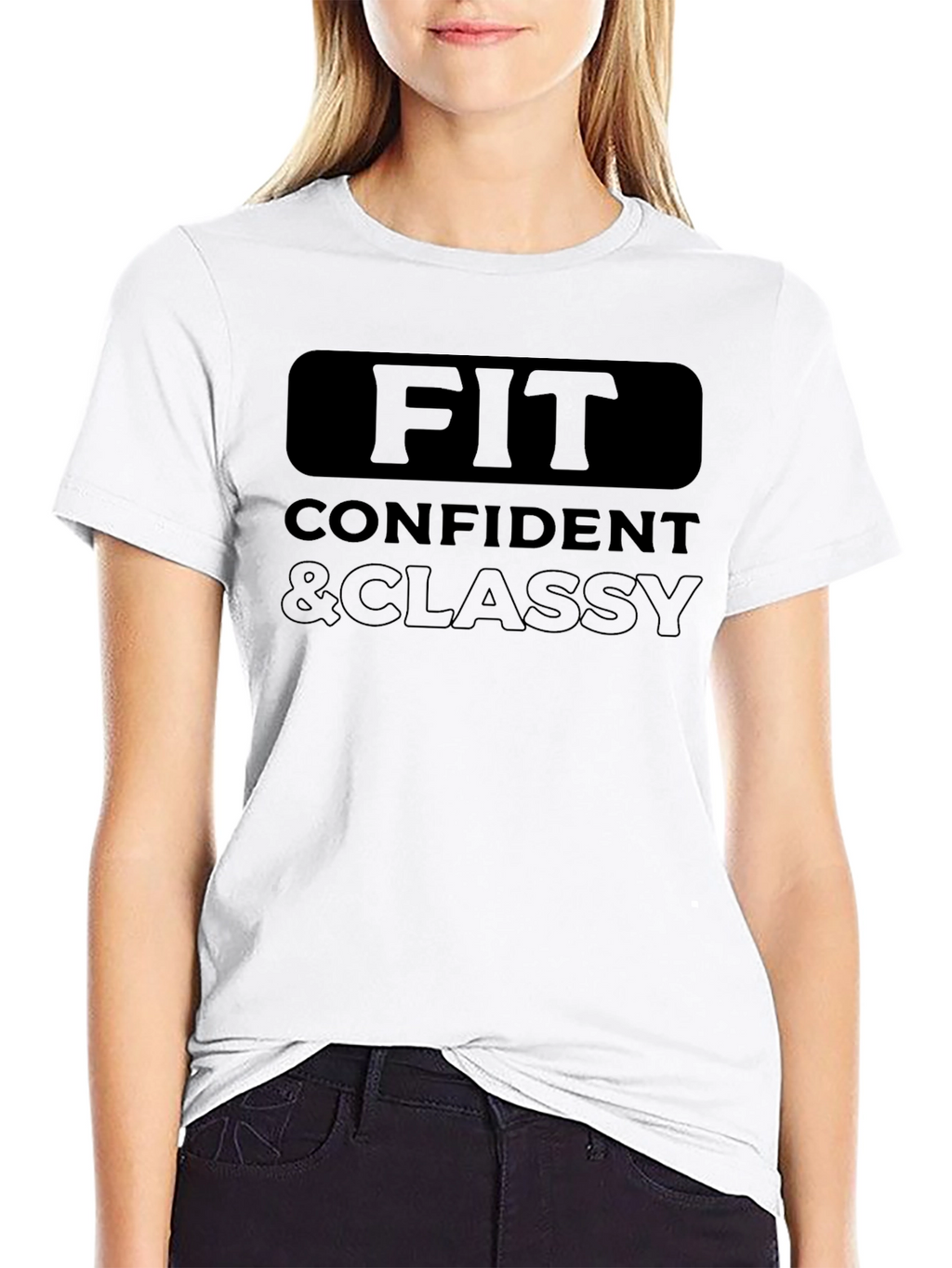 Fit Confident & Classy Graphic T-Shirt