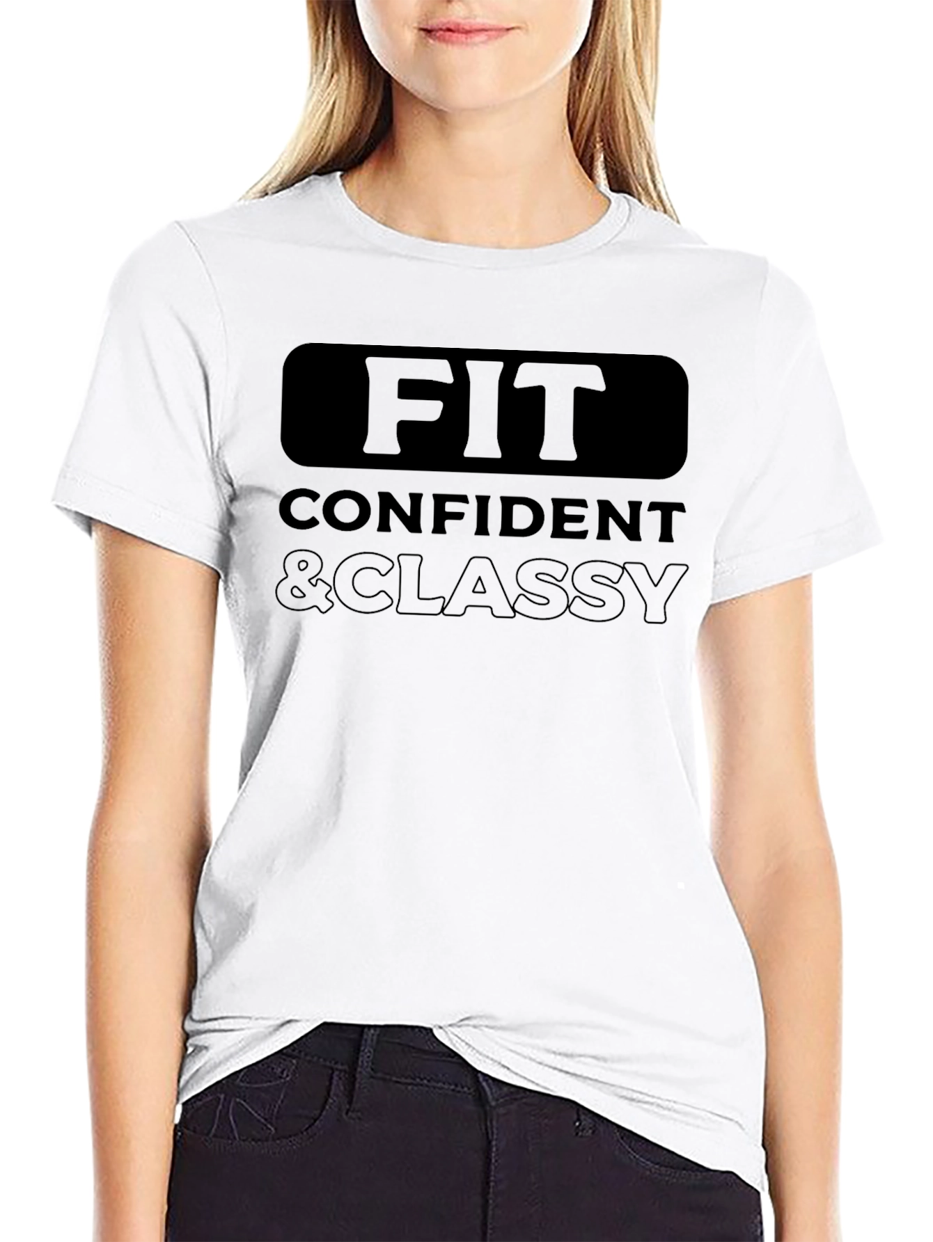 Fit Confident & Classy Graphic T-Shirt