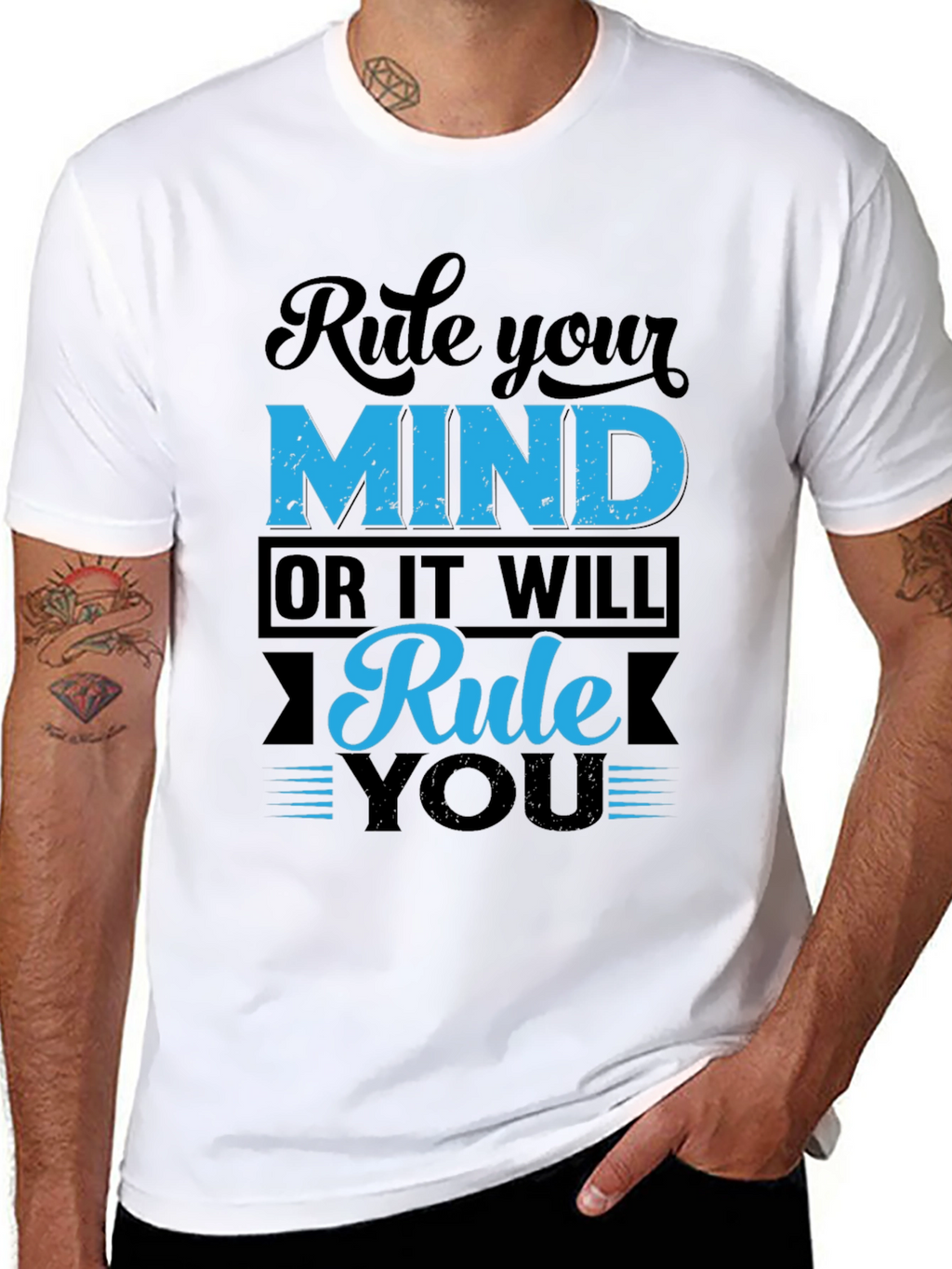 Rule Your Mind T-Shirt - Motivational Graphic Tee