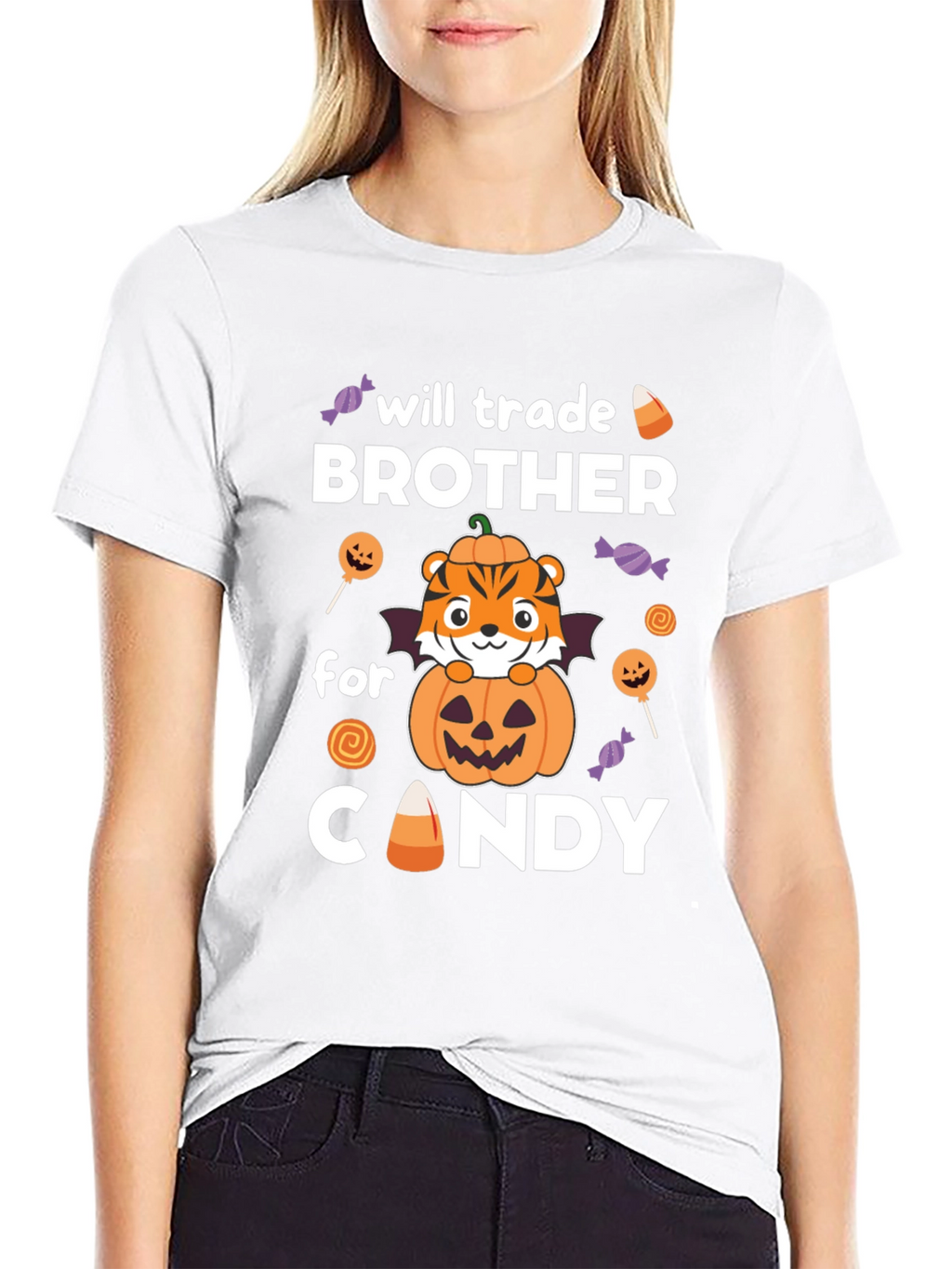 Halloween Brother Candy Trade T-Shirt