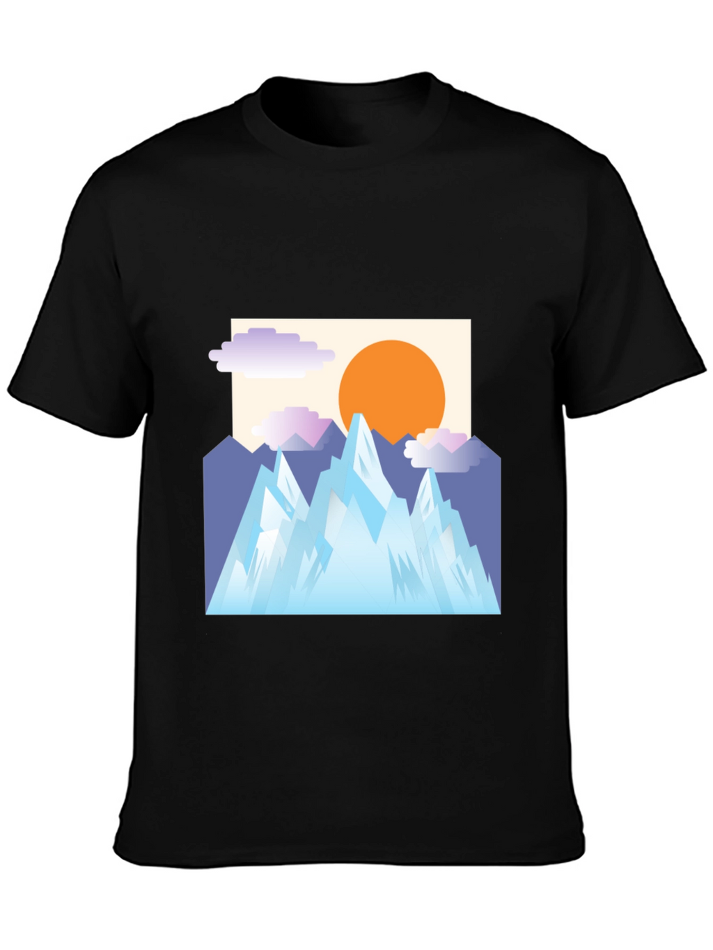 Mountain Vista Black Tee - Adventure Ready!