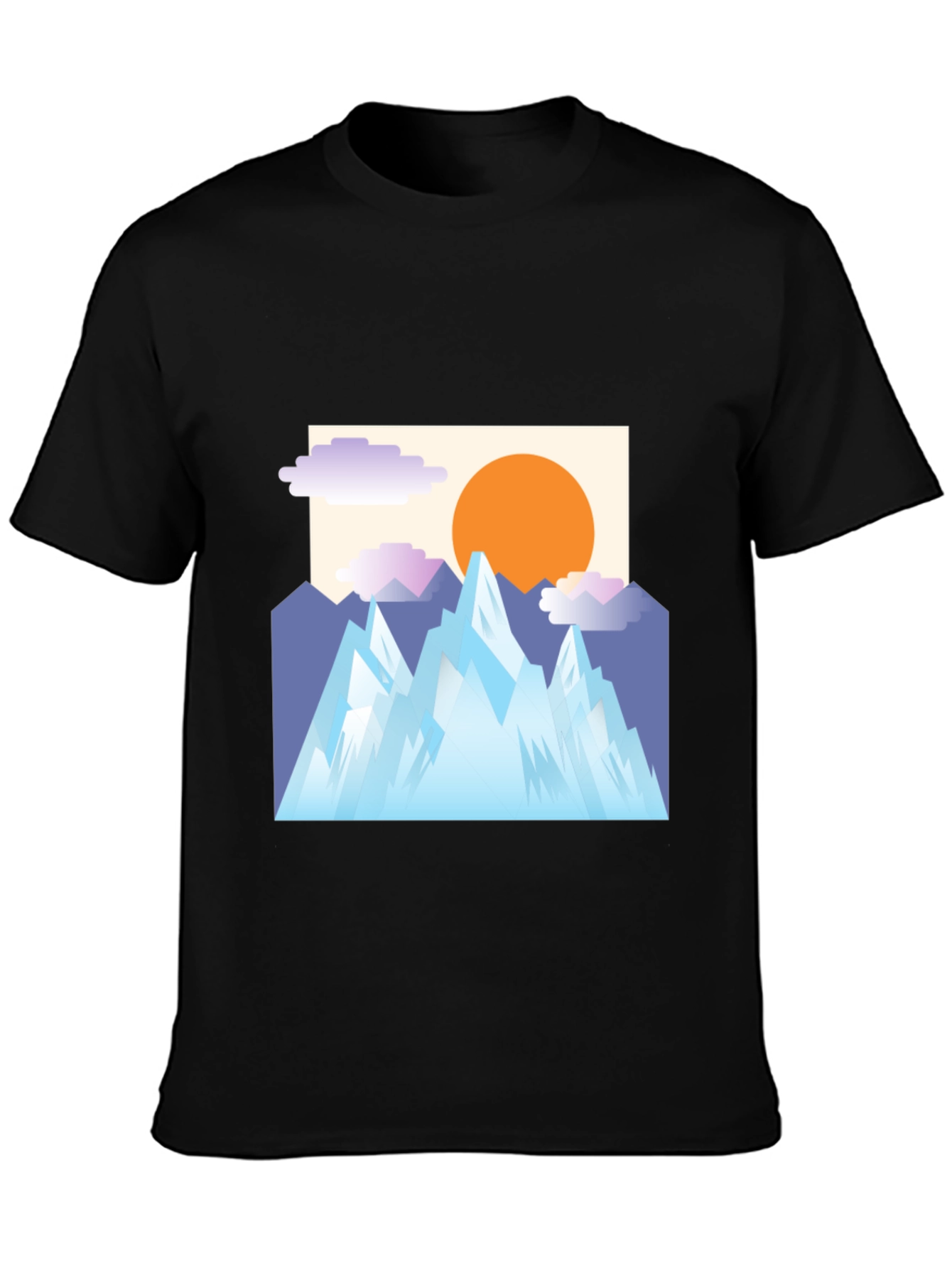 Mountain Vista Black Tee - Adventure Ready!