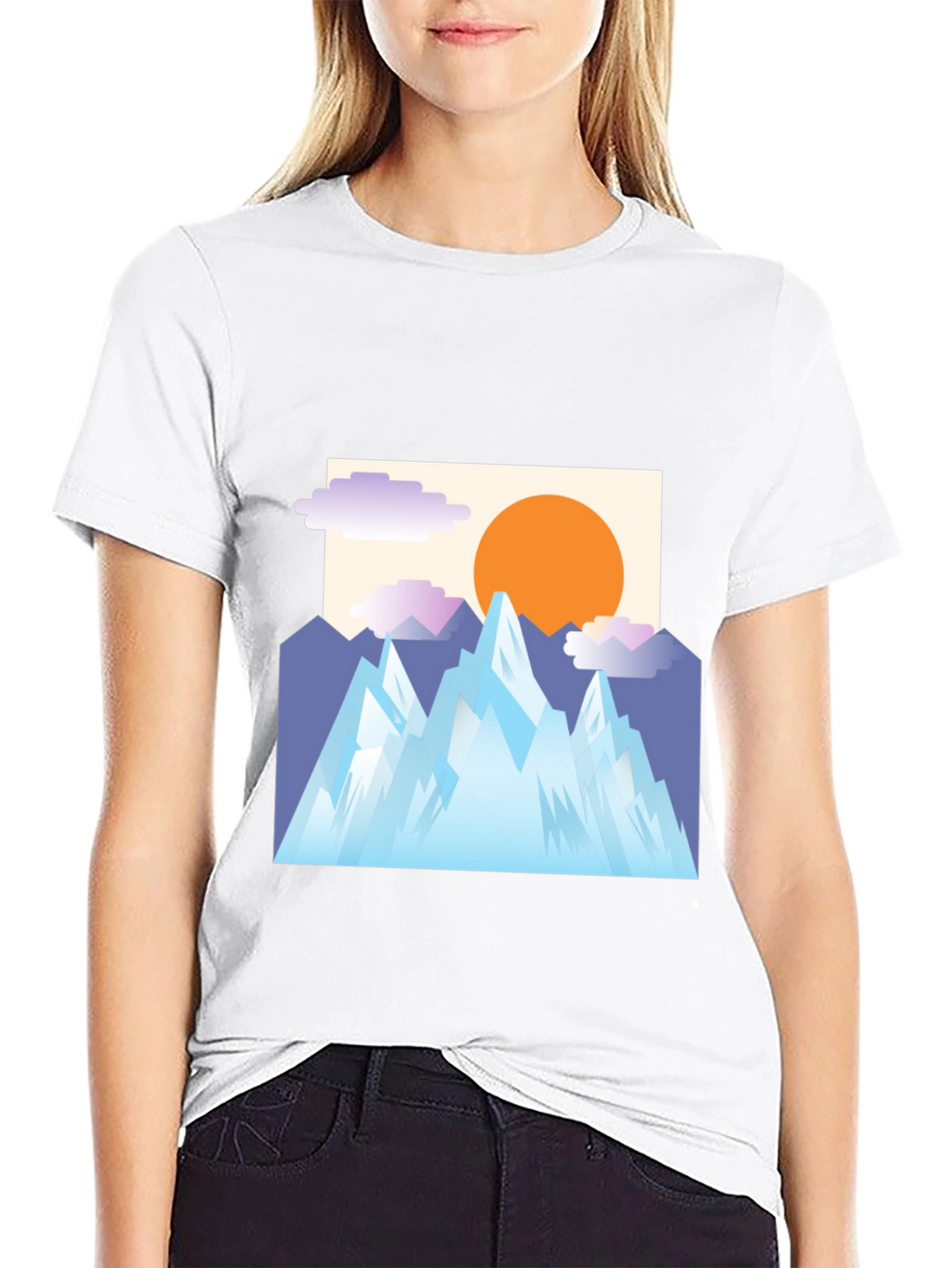 Mountain Vista Black Tee - Adventure Ready!