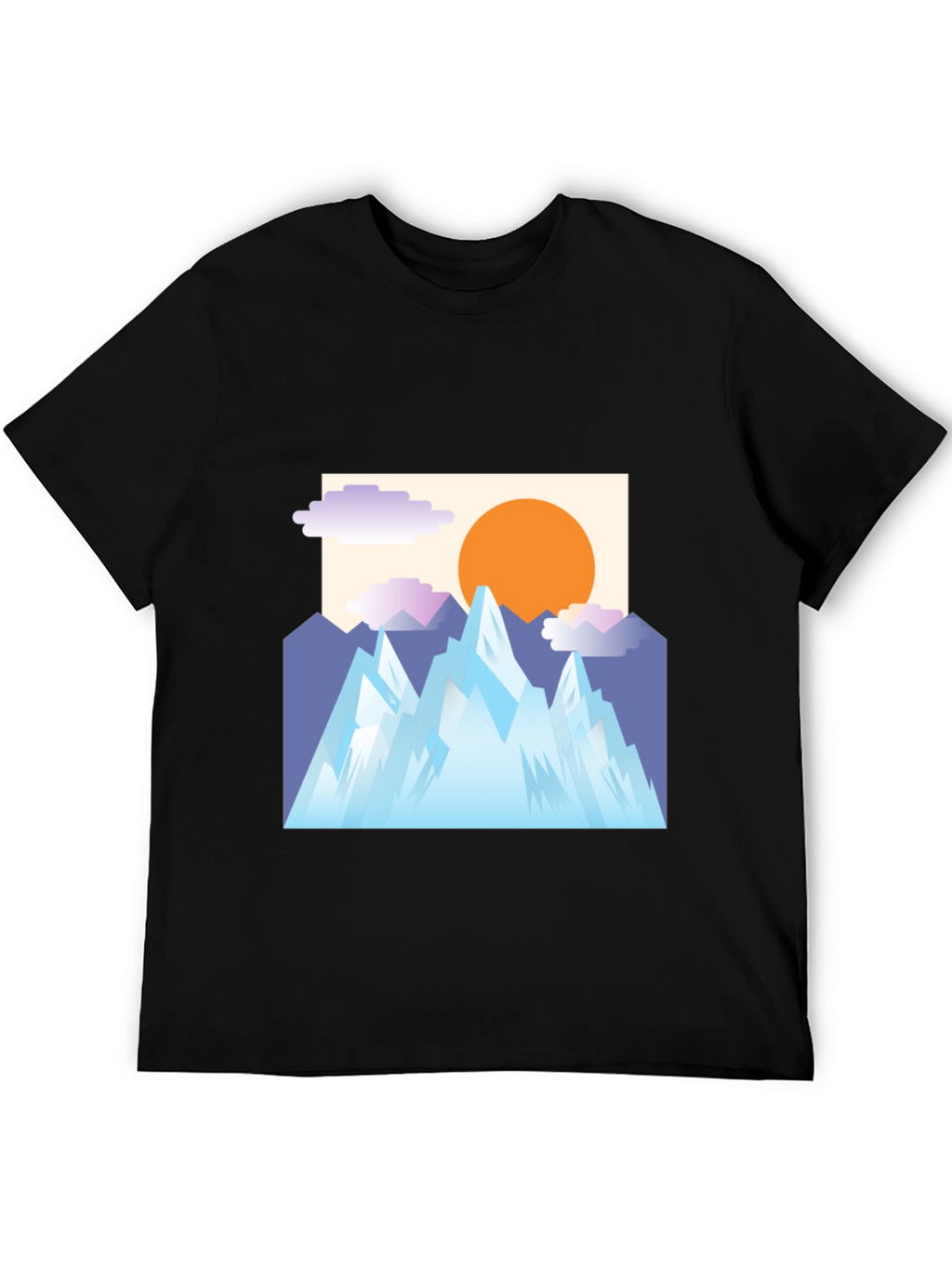 Mountain Vista Black Tee - Adventure Ready!