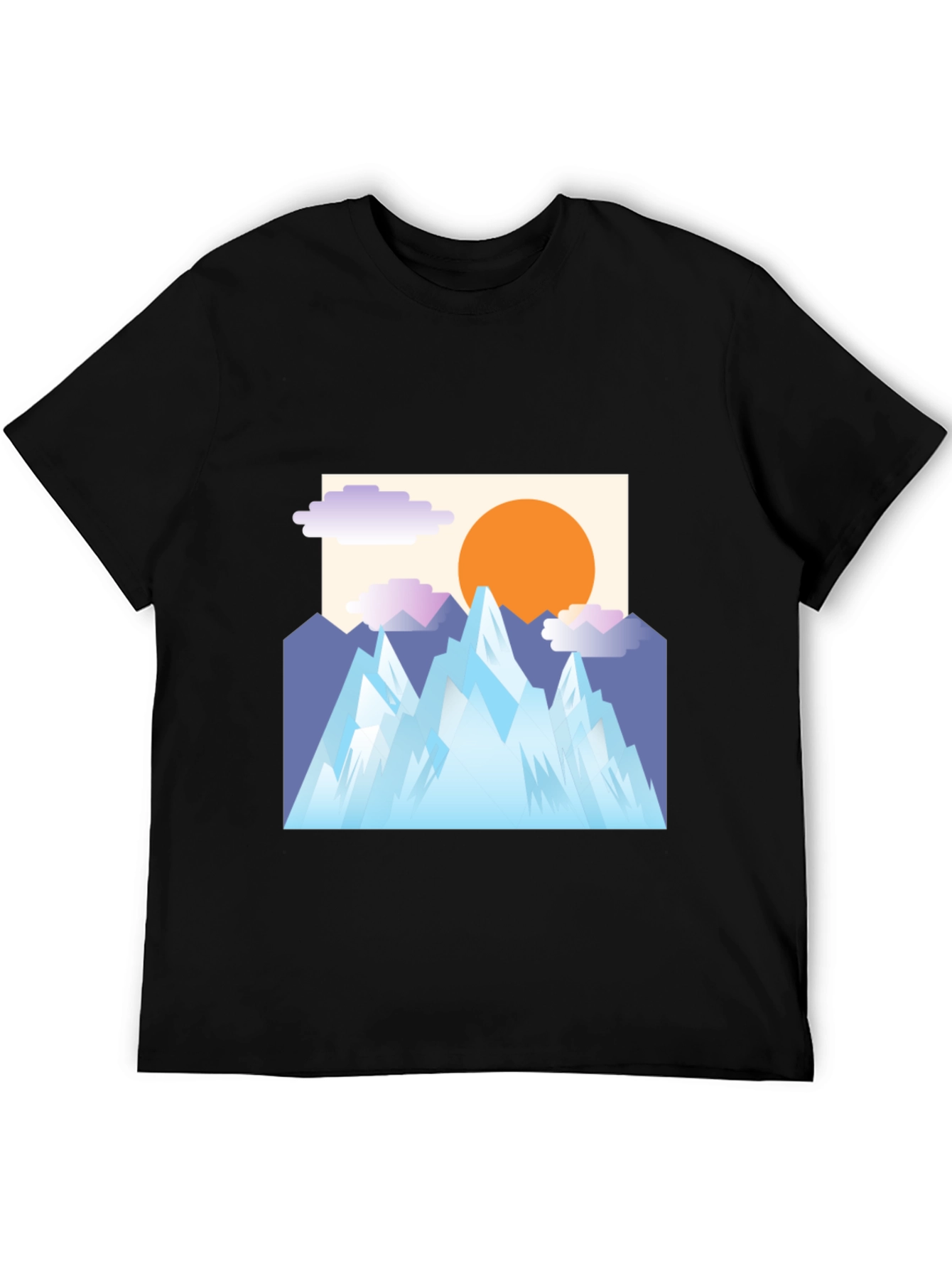 Mountain Vista Black Tee - Adventure Ready!