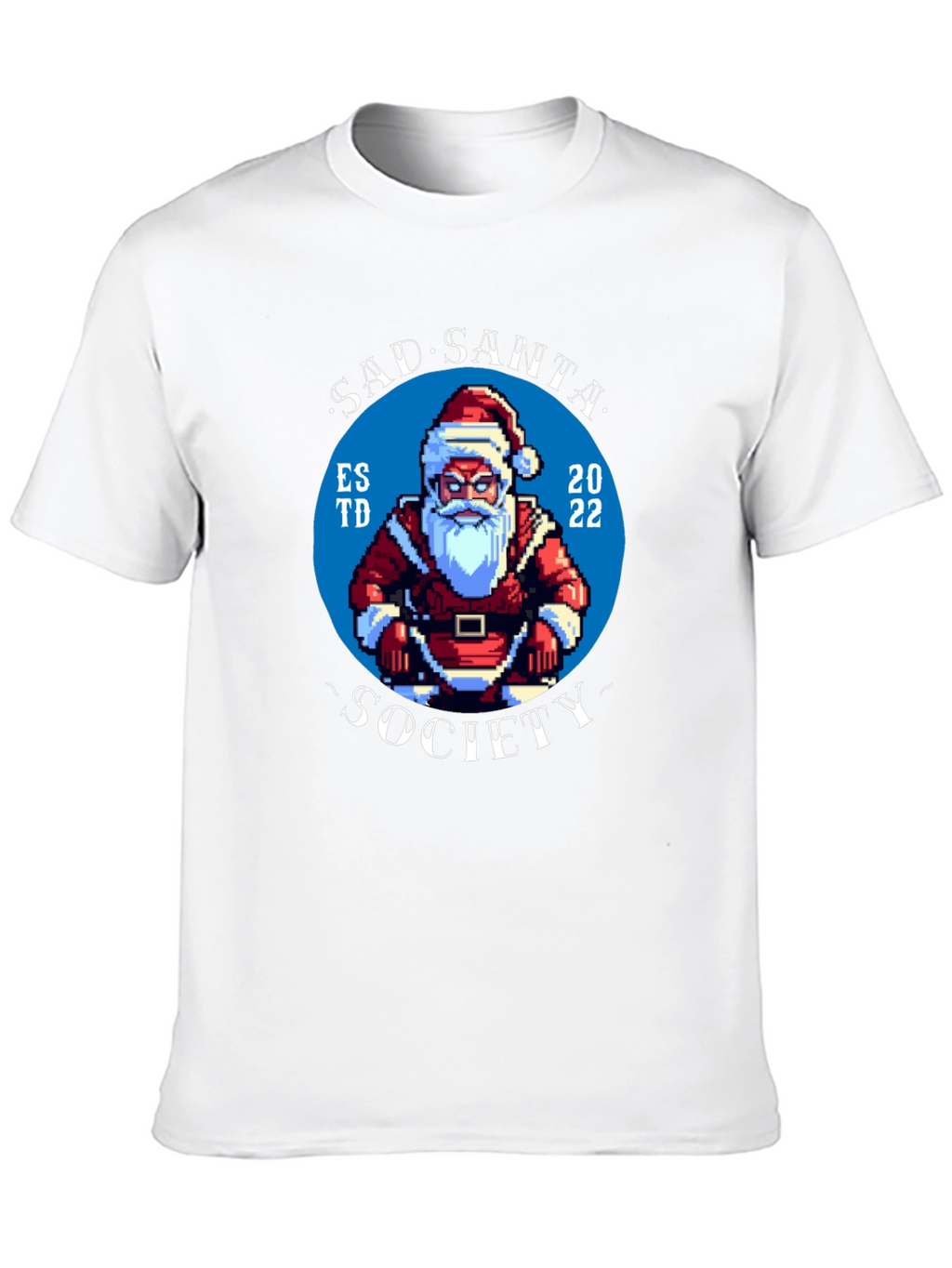 Sad Santa Society Black T-Shirt - Est. 2022