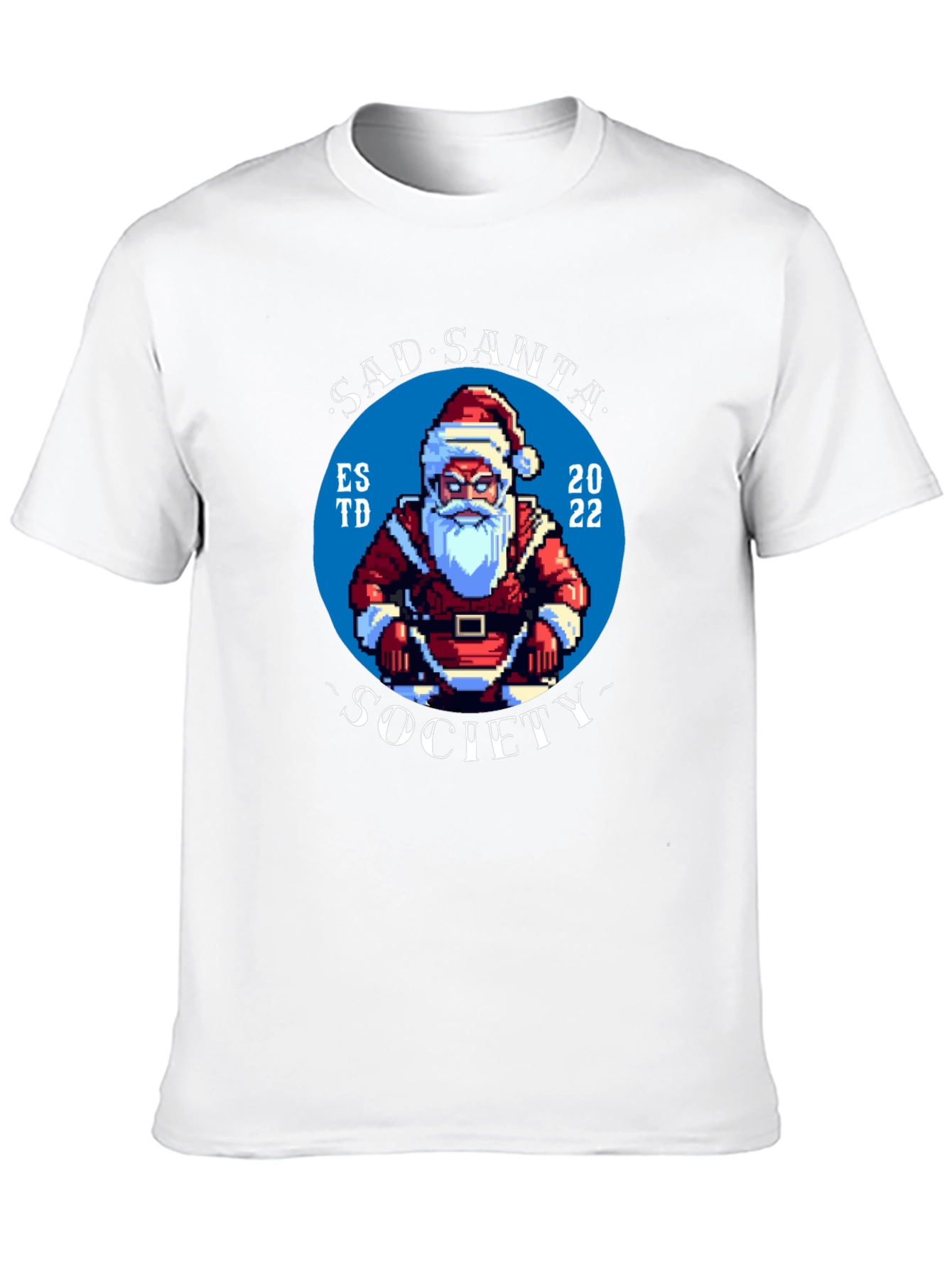 Sad Santa Society Black T-Shirt - Est. 2022