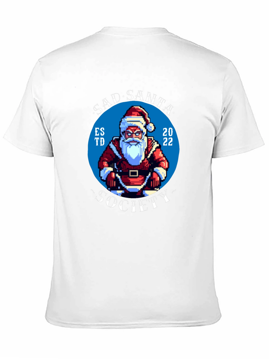 Sad Santa Society Black T-Shirt - Est. 2022