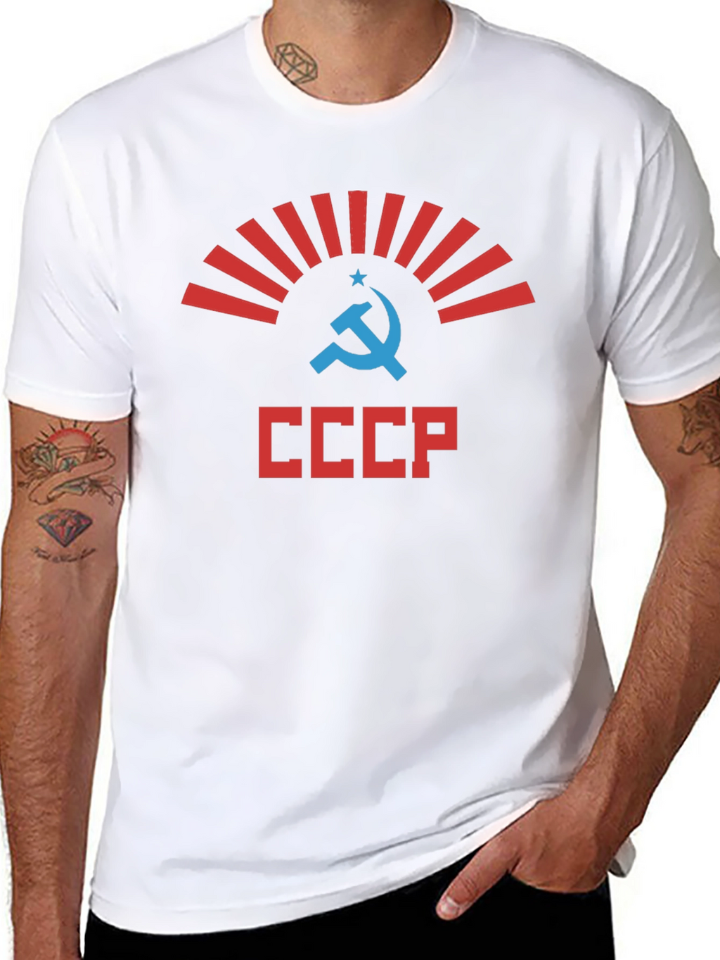 USSR Inspired Graphic T-Shirt - Hammer & Sickle