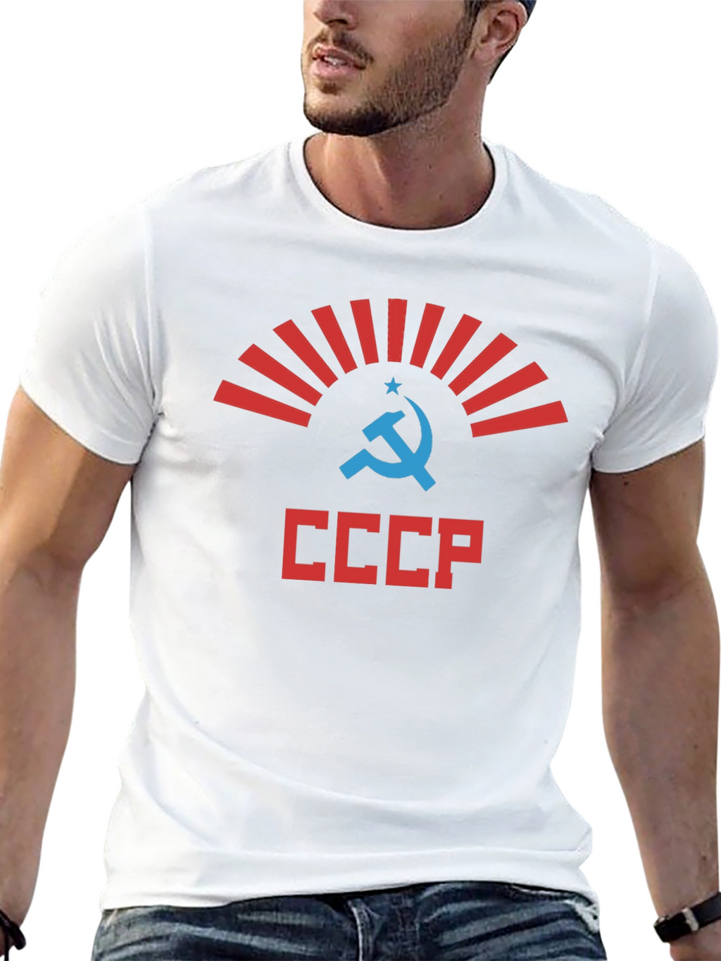 USSR Inspired Graphic T-Shirt - Hammer & Sickle