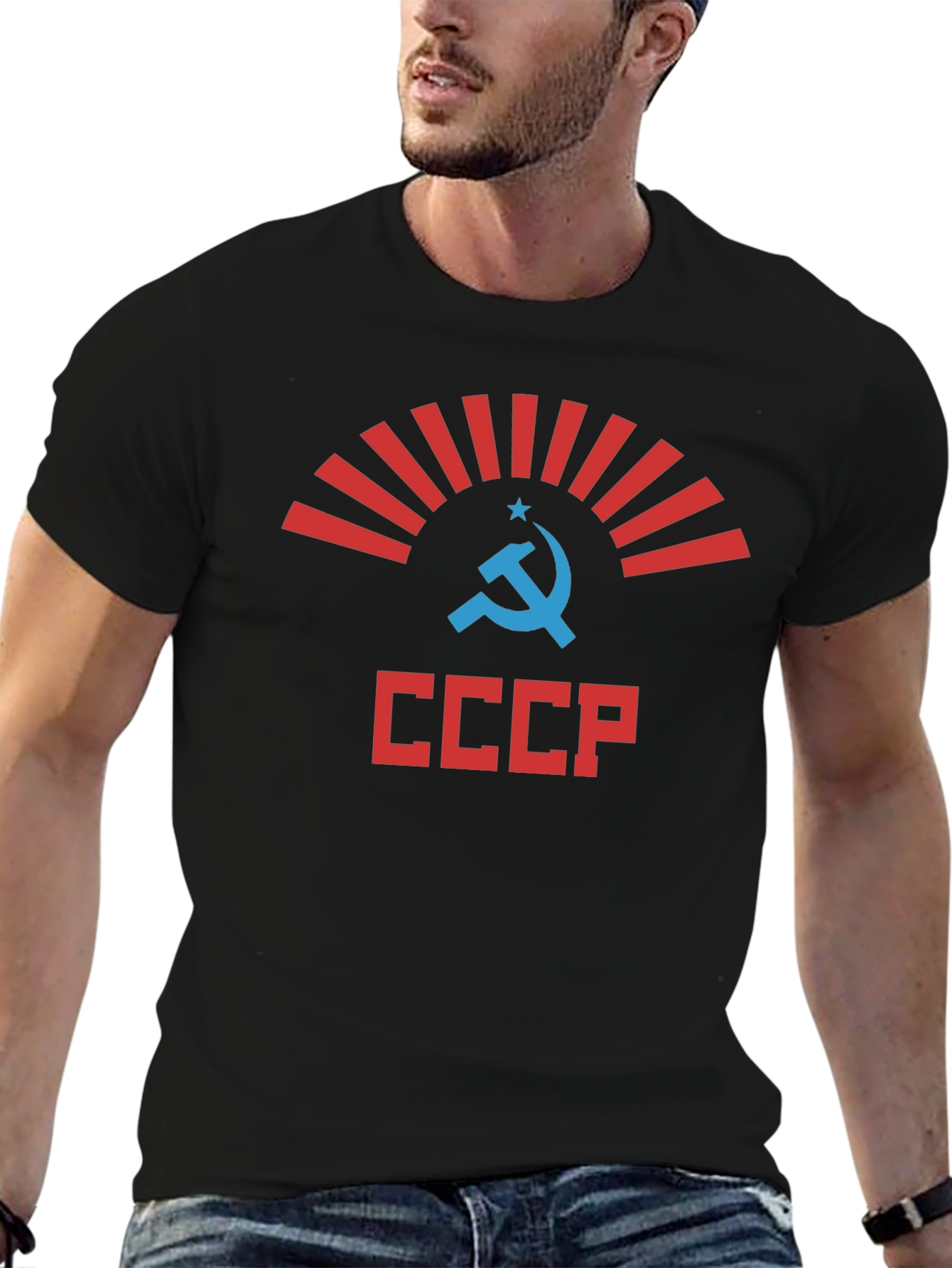 USSR Inspired Graphic T-Shirt - Hammer & Sickle