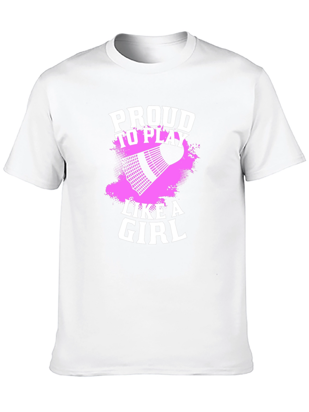 Proud to Play Like A Girl Badminton T-Shirt