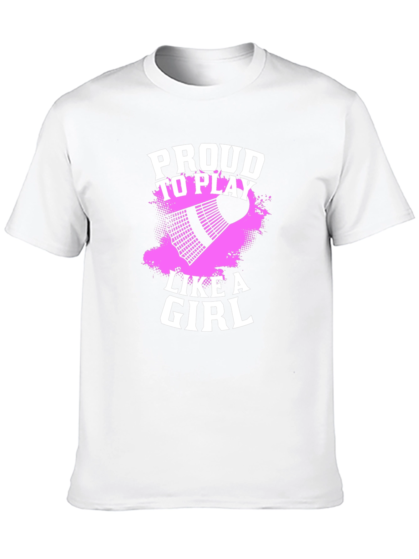 Proud to Play Like A Girl Badminton T-Shirt