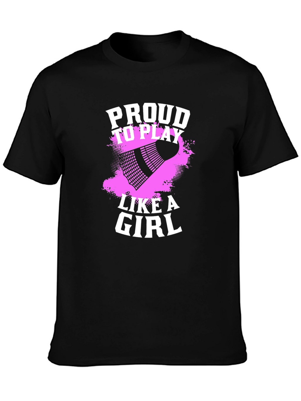 Proud to Play Like A Girl Badminton T-Shirt