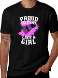 Proud to Play Like A Girl Badminton T-Shirt