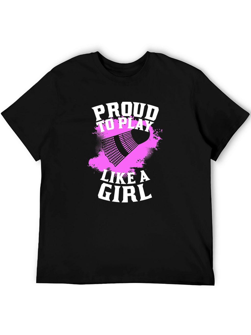 Proud to Play Like A Girl Badminton T-Shirt