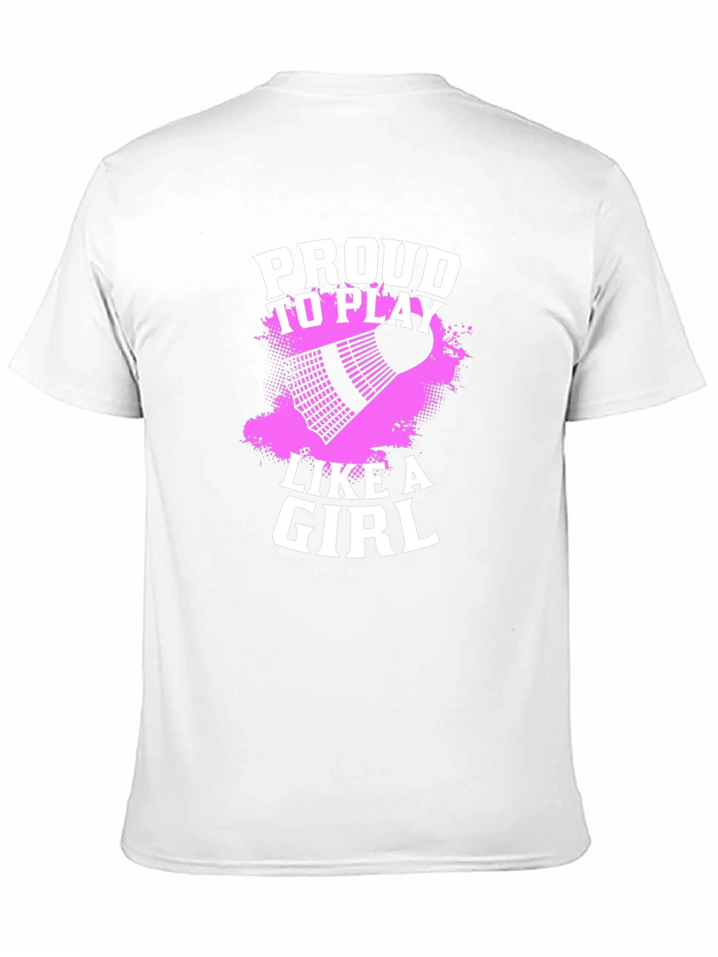 Proud to Play Like A Girl Badminton T-Shirt