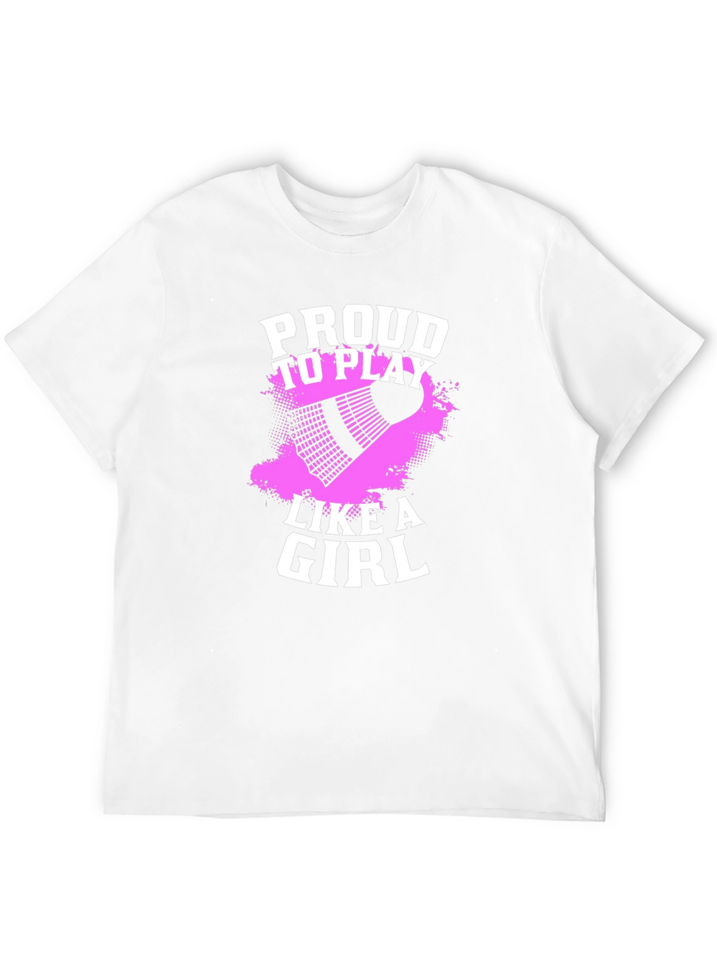 Proud to Play Like A Girl Badminton T-Shirt